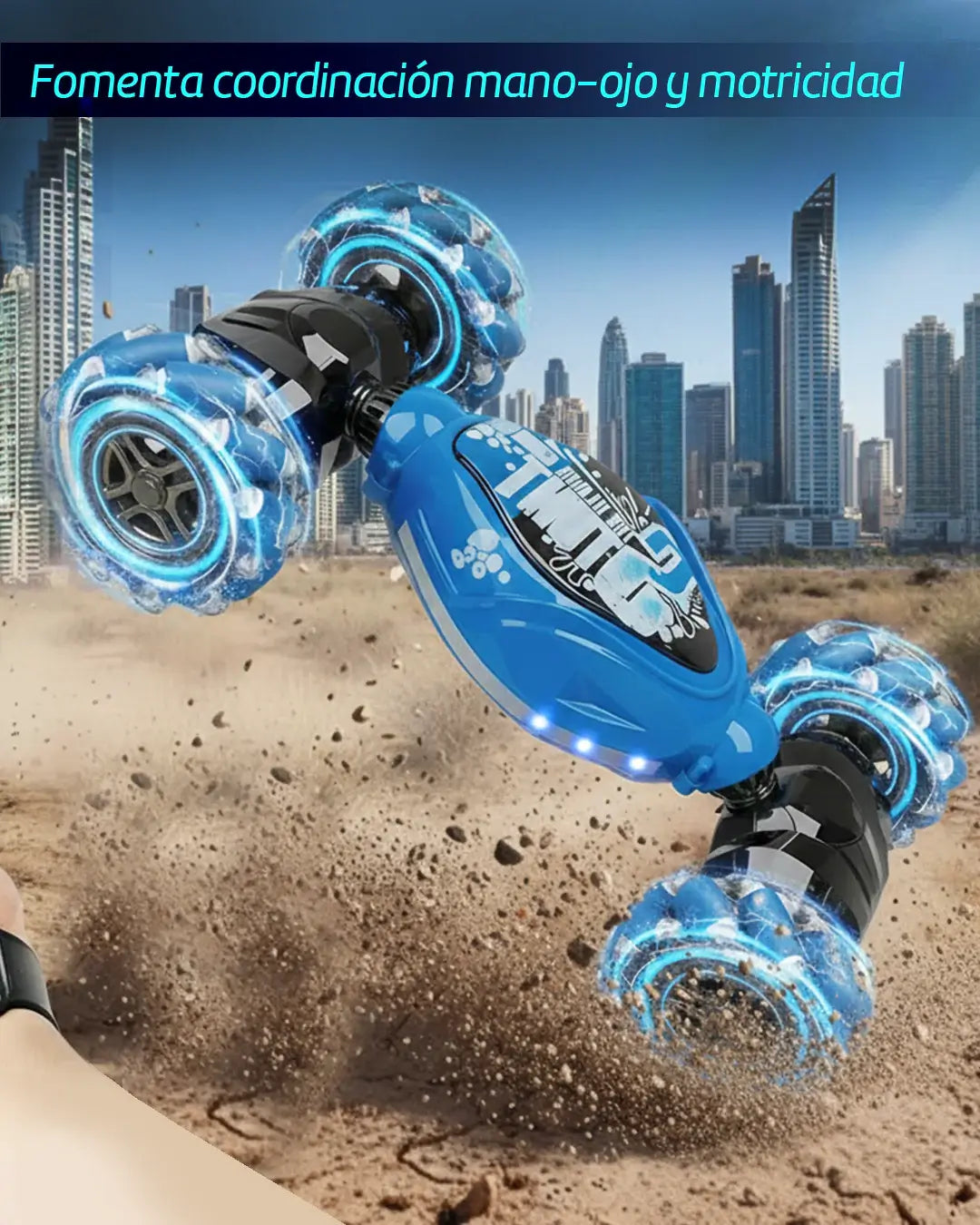 Carro acrobático con sensores de movimiento - Enovaverse