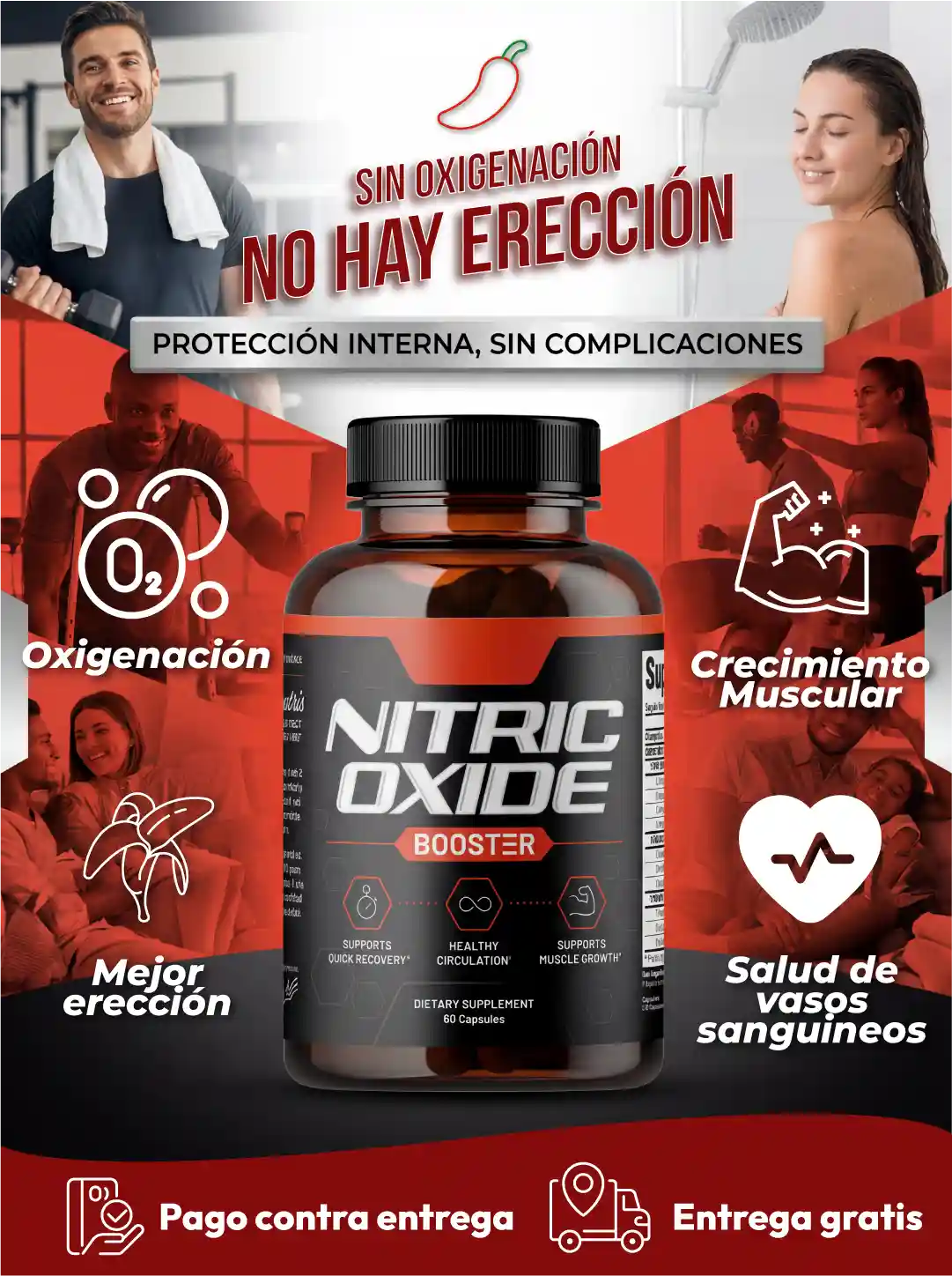 Oxido Nitrico 60 Capsulas