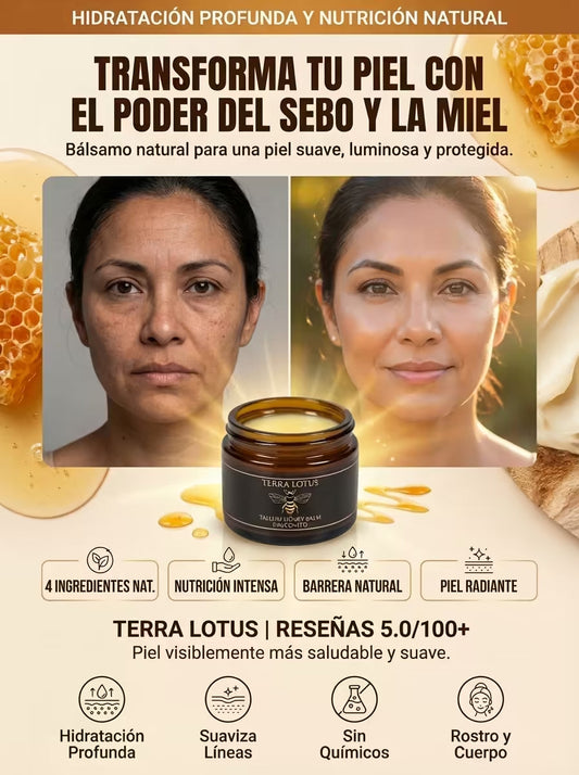 Tallow Honey Balm™ – Nutrición Intensa para Piel Seca y Maltratada