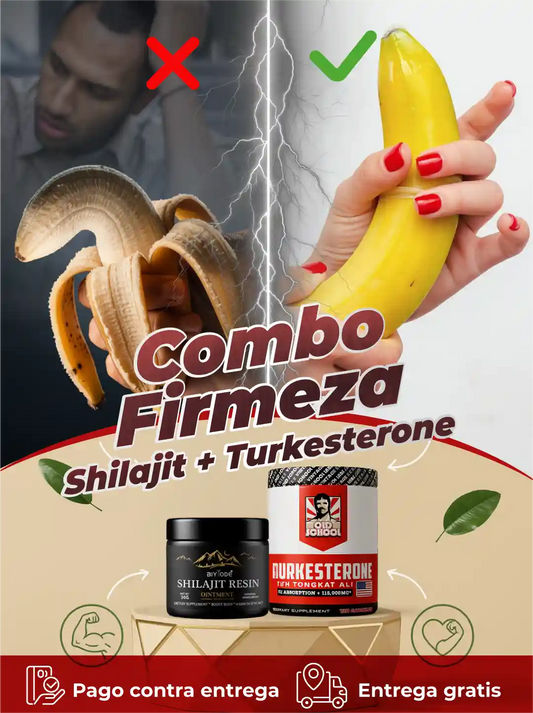 Combo Firmeza Turkesterone + Shilajit