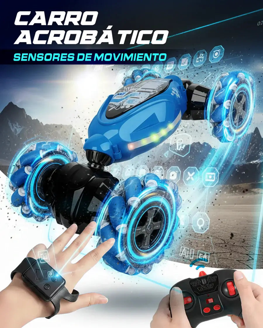 Carro acrobático con sensores de movimiento - Enovaverse